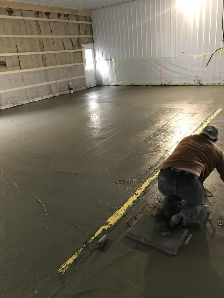 Interior Concrete Floors project by Curbscapes in the McMurray, PA area