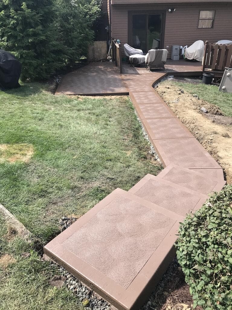 Walkways & Sidewalks project by Curbscapes in the McMurray, PA area