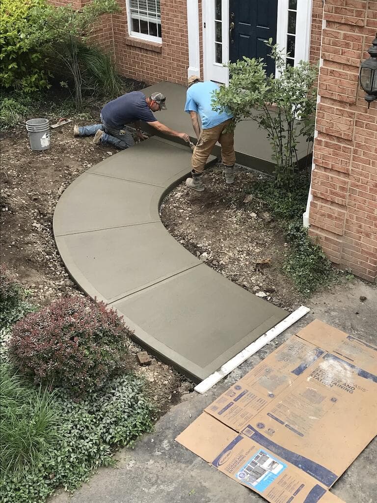 Curbscapes concrete project on Instagram